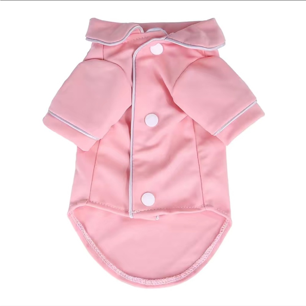 Pink pet Jammie's size small